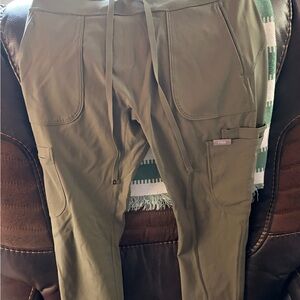 Figs women’s Seville moss scrub pants. Limited edition